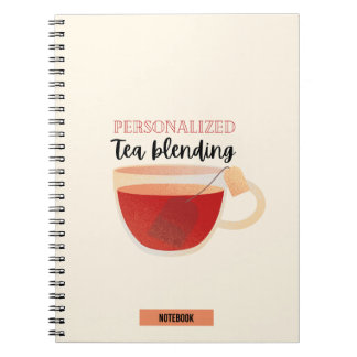 Personalised Tea Blending Notebook