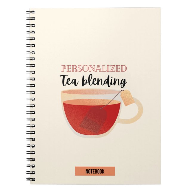Personalised Tea Blending Notebook (Front)