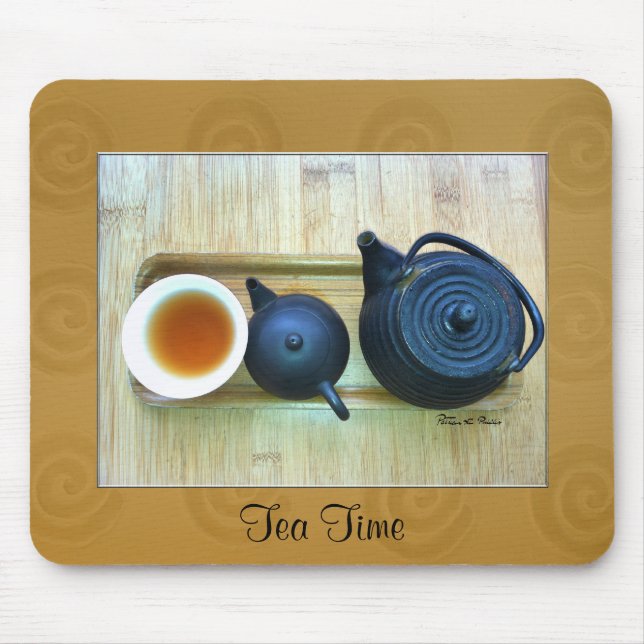 Personalised Tea Setting Still Life Photograph  Mouse Mat (Front)