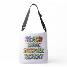 Personalised Teach Love Inspire Repeat Teacher