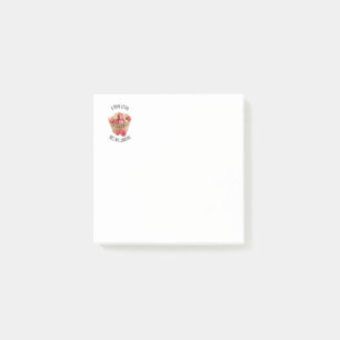 Personalised TEACHER APPRECIATION Apples 3x3 Post-it Notes