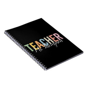 Personalised Teacher Appreciation Back to School  Notebook