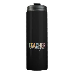 Personalised Teacher Appreciation Back to School  Thermal Tumbler