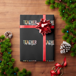 Personalised Teacher Appreciation Back to School Wrapping Paper