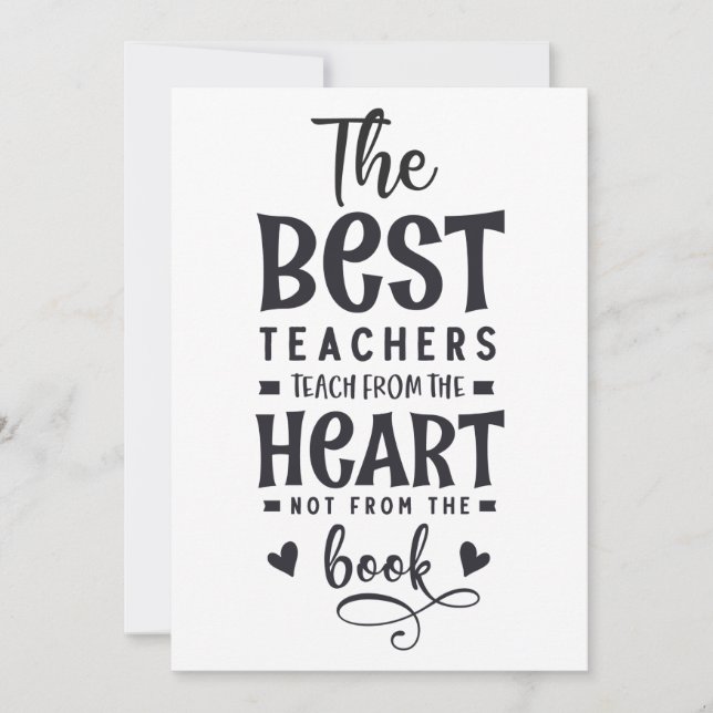 Personalised Teacher Appreciation Class Gift Thank You Card (Front)