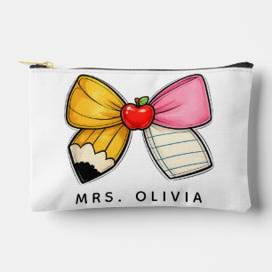 Personalised Teacher Appreciation Custom Teacher Accessory Pouch