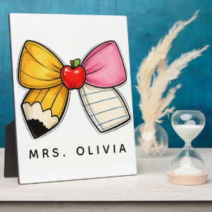 Personalised Teacher Appreciation Custom Teacher Plaque