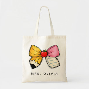 Personalised Teacher Appreciation Custom Teacher Tote Bag