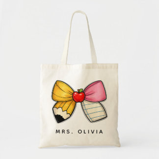 Personalised Teacher Appreciation | Custom Teacher Tote Bag