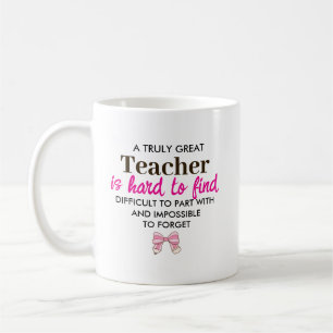 Personalised Teacher Appreciation Gift Coffee Mug
