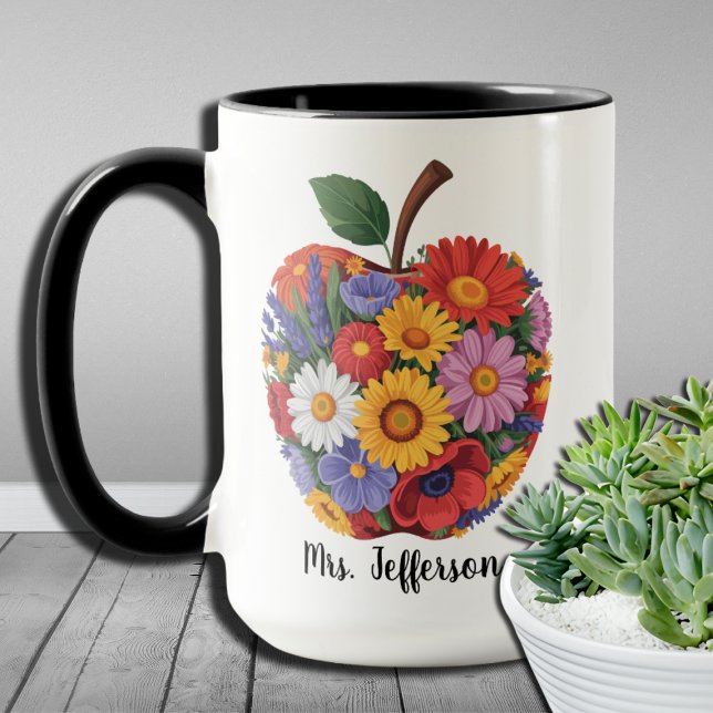 Personalised Teacher Appreciation Gift Custom Name Mug (Creator Uploaded)