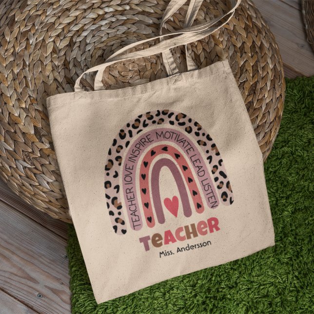 Personalised Teacher Bag, Custom Teacher Tote Bag, (Creator Uploaded)