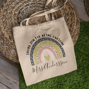 Personalised Teacher Bag, Custom Teacher Tote Bag, Bag