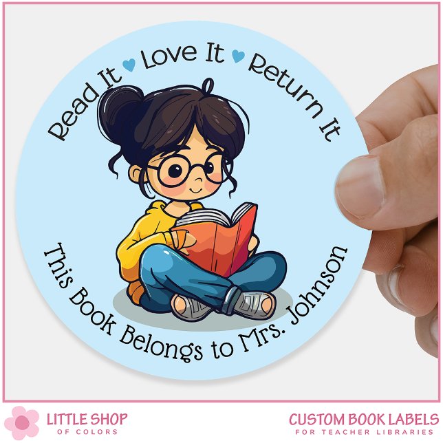 Personalised Teacher Classroom Library Book Labels (Creator Uploaded)