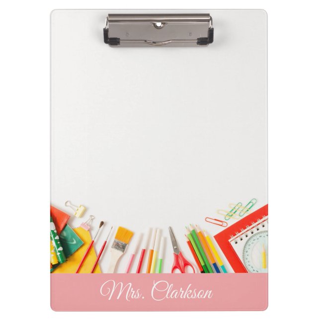 Personalised Teacher  Clipboard (Front)