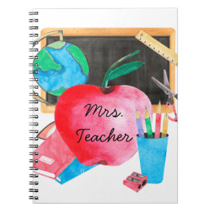Personalised Teacher Custom School Notebook