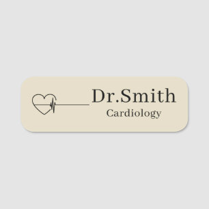 Personalised Teacher Doctor Name Tag