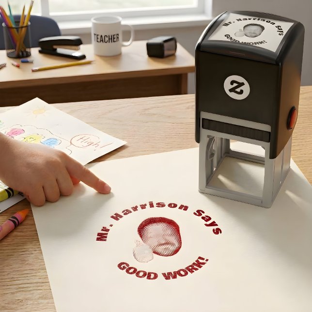 Personalised Teacher Face Stamp | Funny Grading (Creator Uploaded)