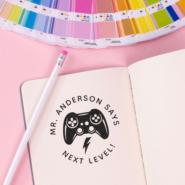 Personalised Teacher Gamer Stamp Back to School (Creator Uploaded)