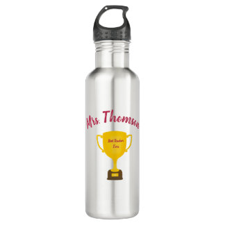 Personalised teacher gift, Best teacher ever 710 Ml Water Bottle