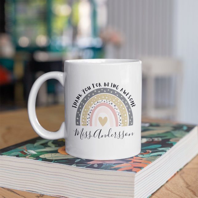 Personalised Teacher Gift, Custom Teacher Gift Coffee Mug (Creator Uploaded)