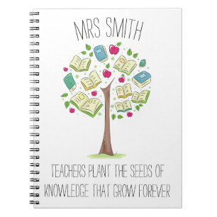Personalised Teacher Gift Note Book