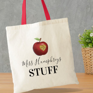 Personalised Teacher Gift Tote Bag