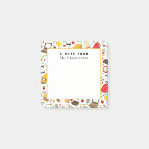 Personalised Teacher Gifts Post-it Notes