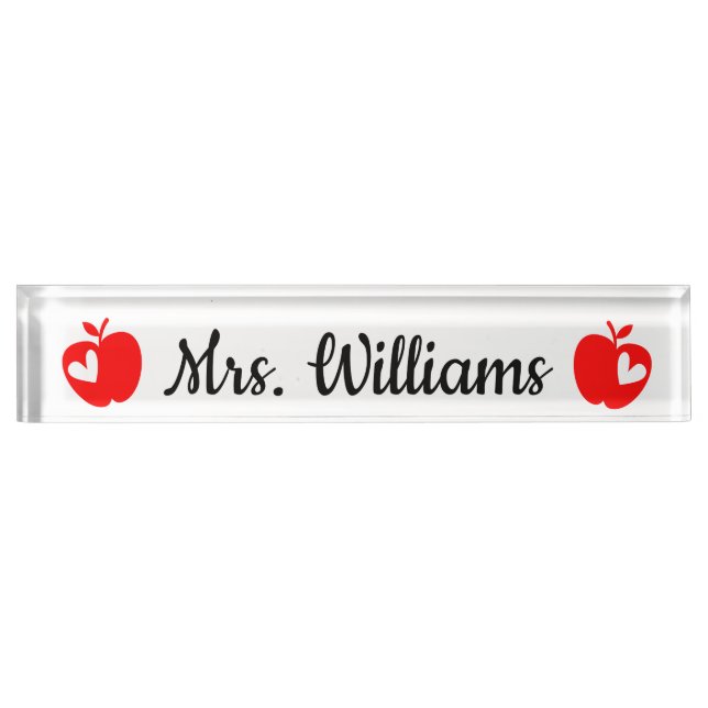 Personalised Teacher Graduation Gift New Grad Job Nameplate (Front)