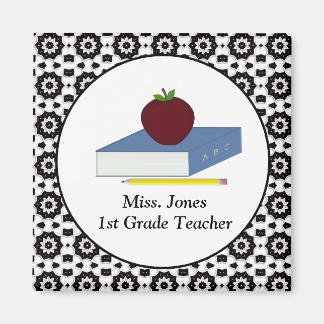 Personalised Teacher Magnet (Front)