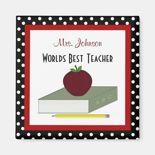 Personalised Teacher Magnet (Front)