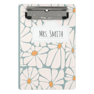 Personalised Teacher Notebook – Custom Name Teache Mini Clipboard