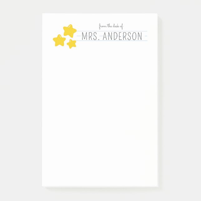 Personalised Teacher Notepad Appreciation Gift (Front)