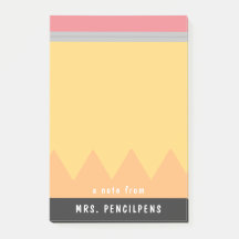 Personalised Teacher Pencil Style