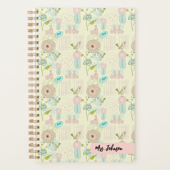 Personalised Teacher Planner with name (Front)