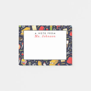 Personalised Teacher Post-it Notes