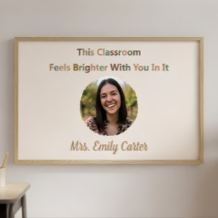 Personalised Teacher Poster This Classroom