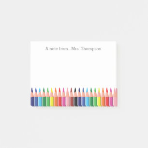 Personalised Teacher School Post-it Notes