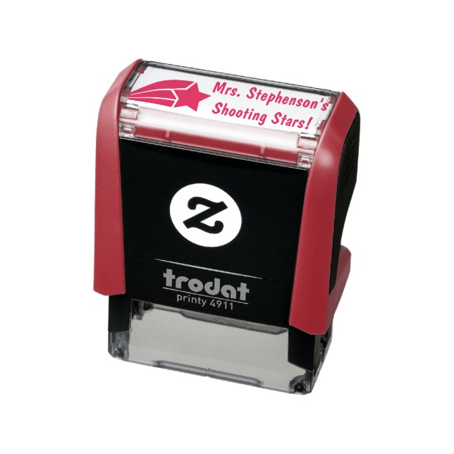Personalised Teacher Shooting Star Reward Stamp (Product)