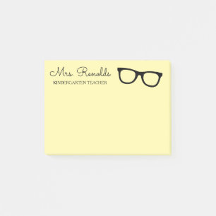 Personalised teacher spectacles Post-it® Notes