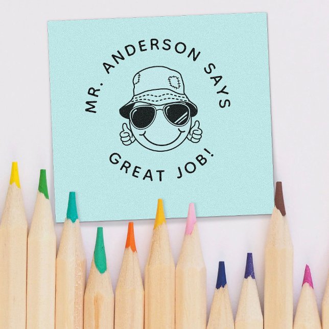 Personalised Teacher Stamp Back to School Gift (Creator Uploaded)