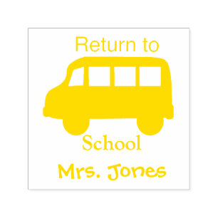 Personalised Teacher Stamp Return to School