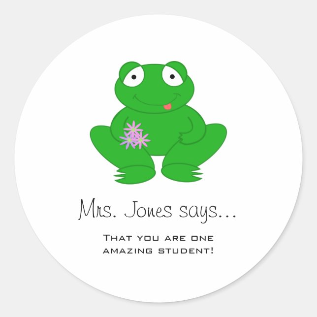 Personalised Teacher Stickers (Front)