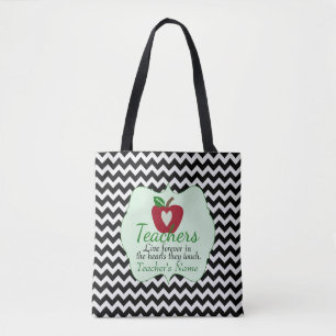 Personalised Teacher Tote Bag