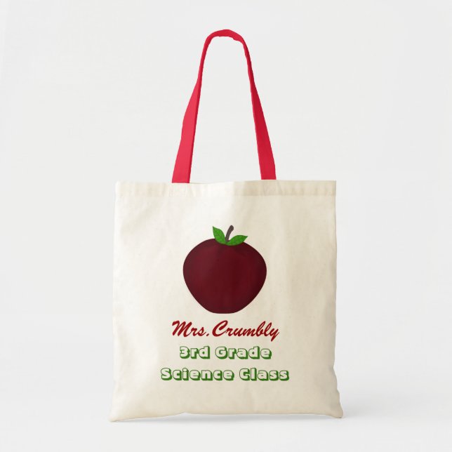 Personalised Teacher Tote Bag (Front)
