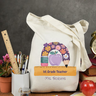 Personalised Teacher Tote Bag