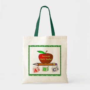 Personalised Teacher's ABC's Tote Bag