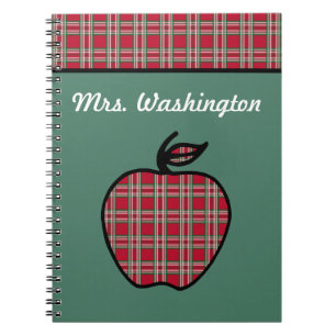 Personalised Teacher's Apple Notebook Gift