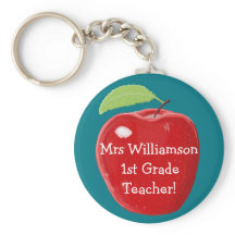 Personalised Teacher's Apple Painting