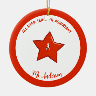 Personalised Teacher's Assistant Ornament